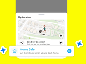 La fonction Home Safe de Snapchat (Image Source : Snapchat)