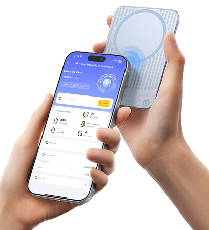 La fonction NFC du power bank (machine translated)