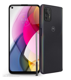 Le Moto G Stylus (2021) sera disponible au moins en Aurora Black. (Source de l'image : Amazon via /LEAKS)