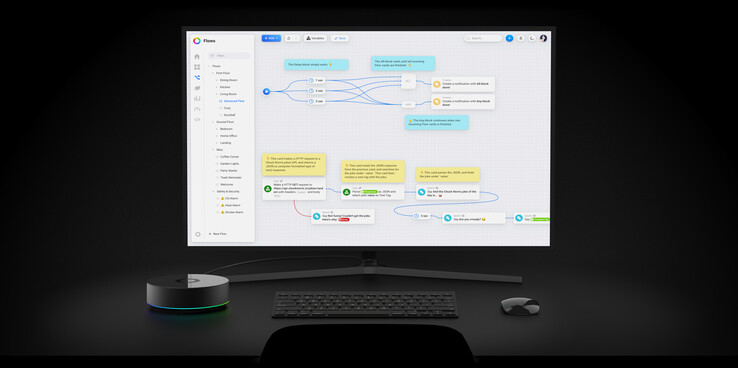 Vous pouvez utiliser Advanced Flow pour la domotique intelligente. (Image source : Homey)