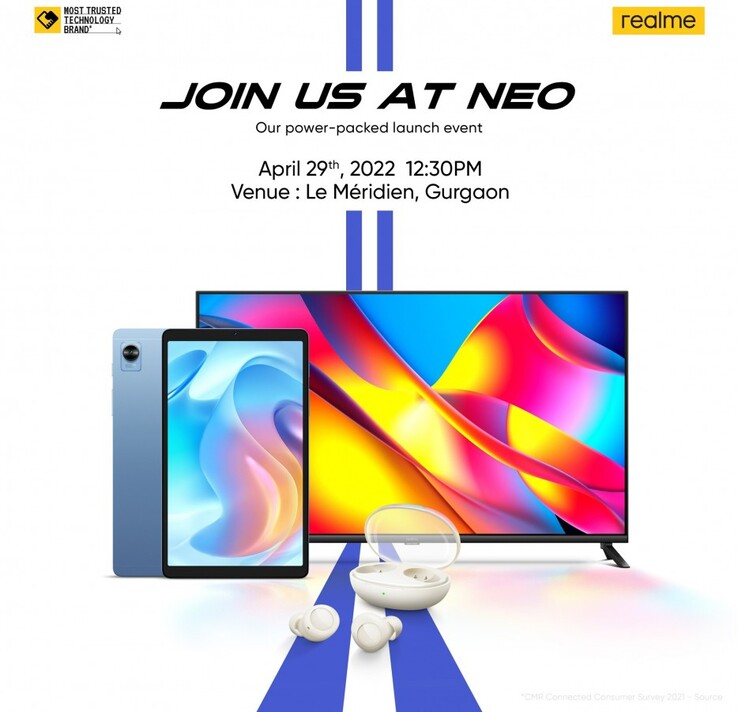 Realme tease son dernier événement GT Neo3. (Source : Realme IN)