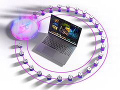 L'IdeaPad Pro 5i Gen 11 conserve un pavé numérique et des touches fléchées de taille normale.