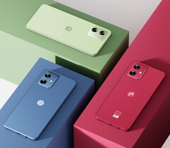 Le Moto G54 5G est disponible en Chine en trois coloris. (Source de l&#039;image : Motorola)