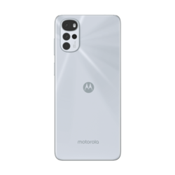 Moto G22 en blanc perle