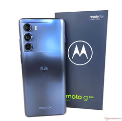 En examen : Motorola Moto G200 5G. Appareil testé avec l'aimable autorisation de Motorola Allemagne