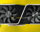 Le RTX 3060 Ti Founders Edition ressemblera apparemment beaucoup au RTX 3070. (Source de l'image : Videocardz)