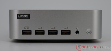 Geekom A9 Max - Connexions en façade