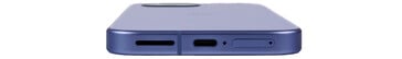 Bas : haut-parleur, USB, microphone, SIM