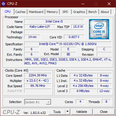 Lenovo ThinkPad E14 - CPU-Z.