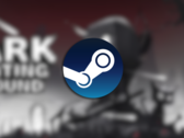 Dark Hunting Ground a passé près d'un an en accès anticipé avant sa sortie 1.0. Sur la photo, la bannière officielle du jeu avec le logo Steam superposé (Source de l'image : Steam - Edited)
