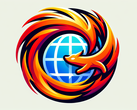 Logo artistique du navigateur Firefox (Source : image générée par DALL-E 3)