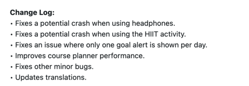 Les notes de mise à jour de la version 16.37 du logiciel Garmin
