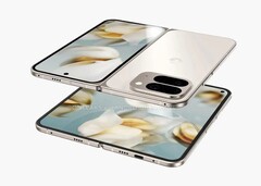 Le Google Pixel 10 Pro Fold aurait une charnière plus fine. (Source de l'image : @OnLeaks / Android Headlines)