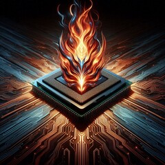 Les processeurs Intel haut de gamme sont toujours affectés par des problèmes d'instabilité (image générée par DALL-E 2.0)