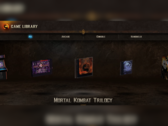 Une capture d'écran de la bibliothèque de jeux de Mortal Kombat Legacy Kollection (source : Atari YouTube)