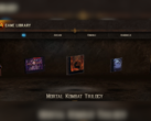 Une capture d'écran de la bibliothèque de jeux de Mortal Kombat Legacy Kollection (source : Atari YouTube)