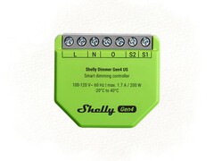 Le Dimmer Gen4 de Shelly (photo) est désormais disponible aux États-Unis. (Source de l'image : Shelly, édité)