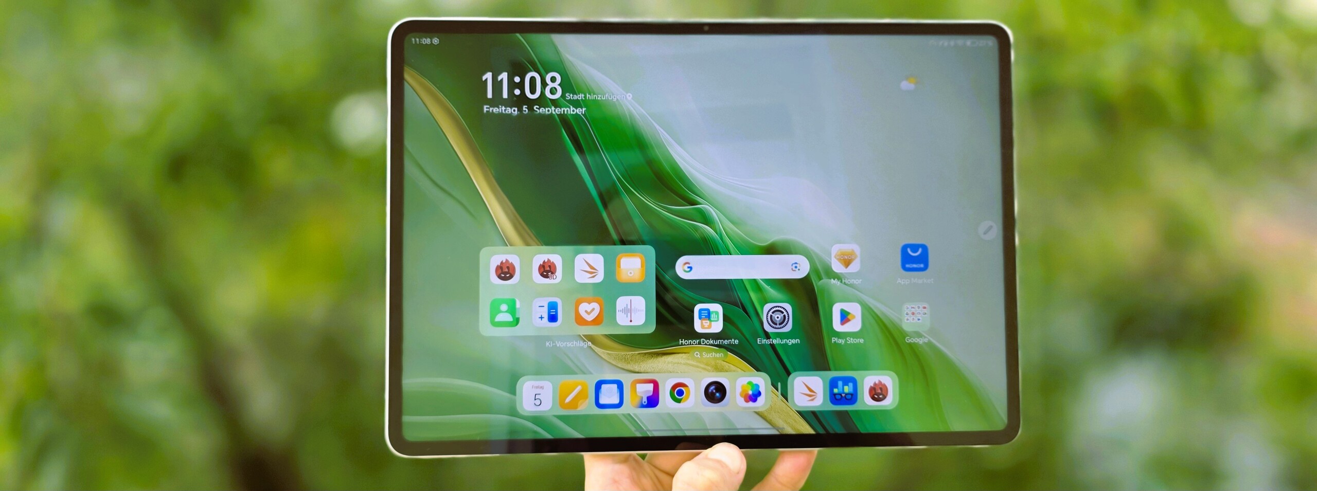 Honor La tablette MagicPad3 en revue. (Source de l&#039;image : Marcus Herbrich)
