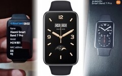 L'élégant Xiaomi Smart Band 7 Pro semble se préparer à arriver sur la scène européenne/mondiale. (Image source : Xiaomi & Reddit u/shonazan - édité)