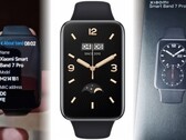 L'élégant Xiaomi Smart Band 7 Pro semble se préparer à arriver sur la scène européenne/mondiale. (Image source : Xiaomi &amp; Reddit u/shonazan - édité)