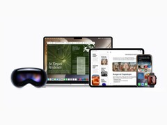 Rendu artistique montrant l'IA Siri sur tous les appareils.