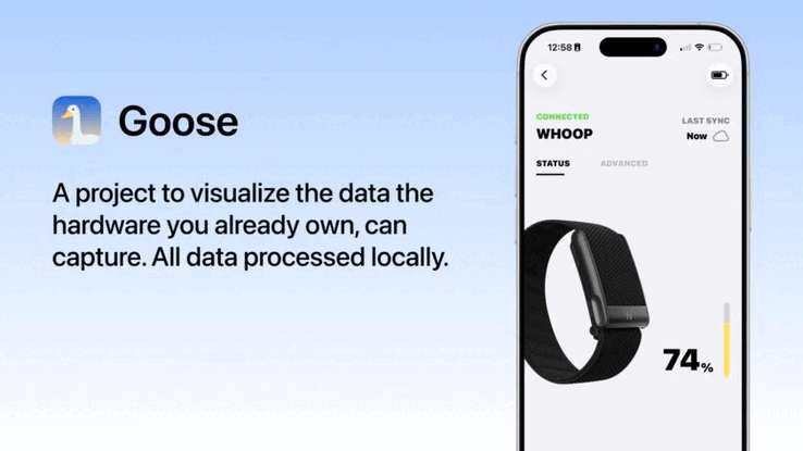 Goose tire des données de santé des trackers de fitness Whoop sans abonnement actif.