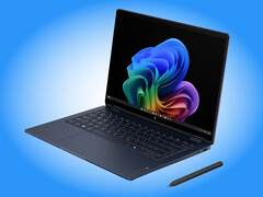 Le nouvel OmniBook X Flip 14 peut être configuré en bleu atmosphérique quel que soit le choix du processeur.