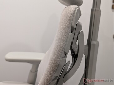 Epaisseur du coussin de dossier.