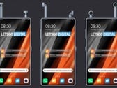 Smartphone Xiaomi avec casque sans fil intégré. (Source de l'image : LetsGoDigital)