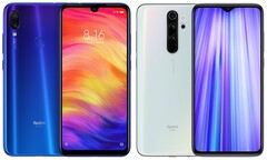 Les sites Redmi Note 7 et Redmi Note 8 Pro ont tous deux été des best-sellers majeurs. (Source de l&#039;image : Xiaomi - édité)