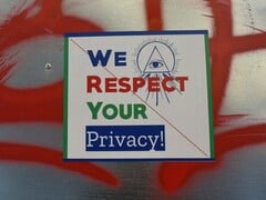 Une image décorative indiquant &quot;nous respectons votre vie privée&quot; (Source de l&#039;image : Marija Zaric via Unsplash)