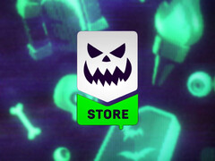 La vente d&#039;Halloween se terminera le 3 novembre 2025. Photo : une image promotionnelle de l&#039;événement - des crânes, des os, des yeux. (Source de l&#039;image : Epic Games Store)