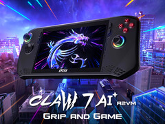 Le MSI Claw 7 AI+ Plus devrait représenter une amélioration décente par rapport au MSI Claw existant. (Source de l'image : MSI)