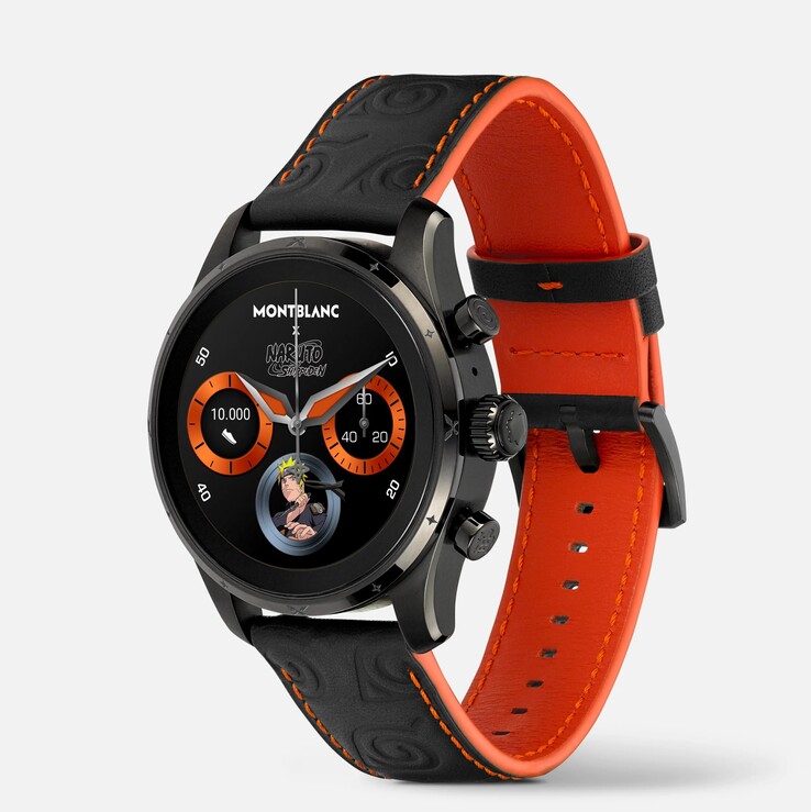 La Montblanc Summit 3 Smartwatch x Naruto. (Image source : Montblanc)