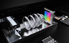 A quoi ressemble une caméra zoom périscope vue de l'intérieur. (Image source : Samsung)