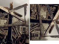 Références supposées à Resident Evil 9 dans la vidéo d&#039;hommage au remake de Resident Evil 4. (Source de l&#039;image : PVCFork3 sur X)