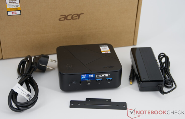 Contenu de l'emballage de l'Acer Revo Box RB102