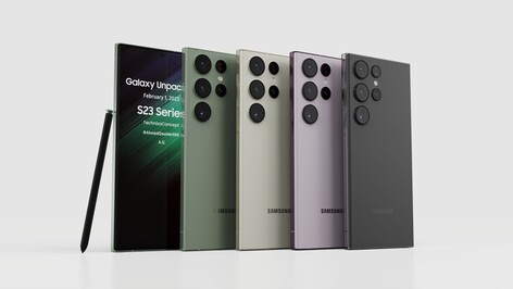 Galaxy Couleurs de la S23 Ultra. (Image source : TechnizoConcept via Ahmed Qwaider)