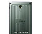 La Samsung Galaxy Tab Active5 se présente sous la forme d'un châssis compact et particulièrement robuste. (Image : MSPowerUser)