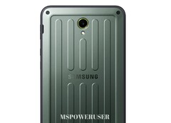 La Samsung Galaxy Tab Active5 se présente sous la forme d&#039;un châssis compact et particulièrement robuste. (Image : MSPowerUser)