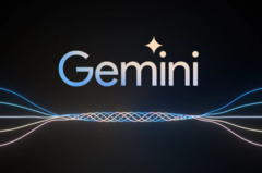 L'animation pop-up de l'assistant Gemini a une teinte bleu-violet, tandis que l'animation de Siri sur Apple est plus multicolore. Le design de Google pourrait encore être différent lors du lancement. (Source de l'image : Google)