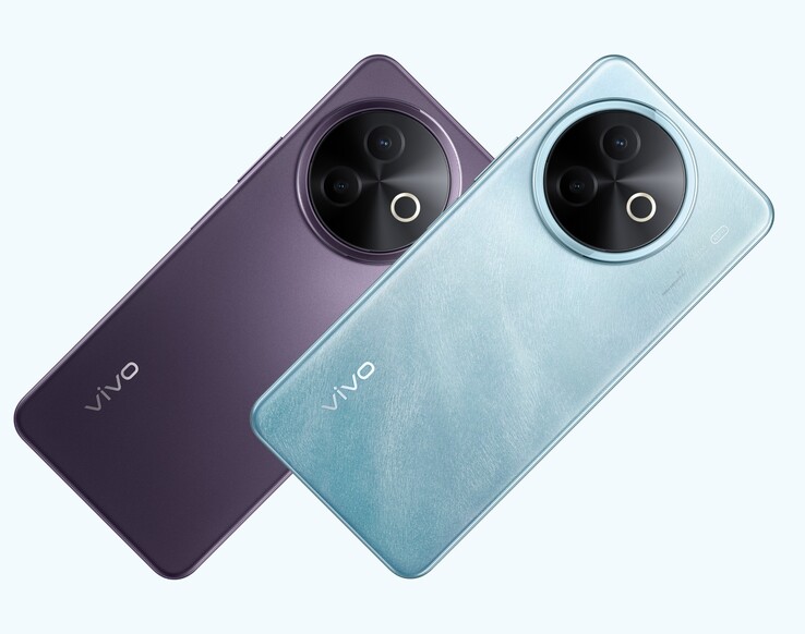Le Vivo Y39 5G est disponible en violet lotus et en bleu océan (Image source : Vivo)