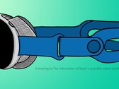 Illustration suggérant à quoi pourrait ressembler le dispositif VR monté sur la tête de Apple(Source : The Information)