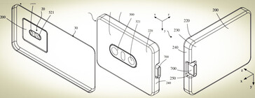 Brevet OPPO de la caméra modulaire détaillé (Source : OPPO/OMPI)