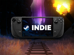 Un appareil Steam Deck avec le mot 