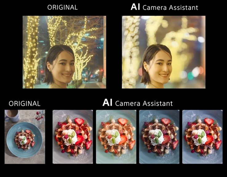Selon Sony, l'idée de l'assistant caméra AI est d'aider