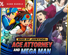 Duo de justice : Ace Attorney et Mega Man Bannière de l'offre groupée Humble (Image source : Humble Bundle avec modifications)