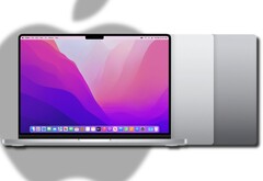 Le MacBook Pro M2 Apple devrait être un ordinateur portable d&#039;entrée de gamme. (Image source : Apple (2021 MacBook Pro) - édité)