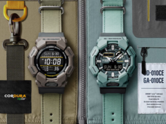 Les montres G-Shock GA-010CE-2A et GD-010CE-5 (photo) de Casio sont lancées en Europe. (Source de l'image : Casio)