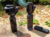DJI Osmo Pocket 4P à côté de l’Insta360 Luna Ultra